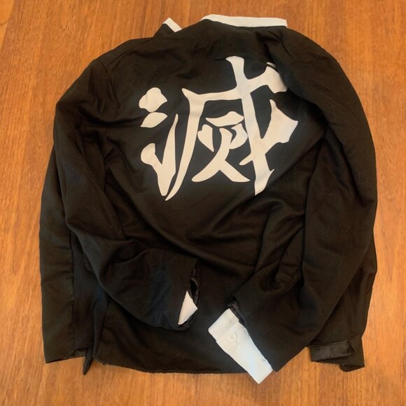 DokiDoki-SR Anime Demon Slayer Cosplay Costume Men Halloween Kyojuro Rengoku, L - Picture 9 of 14